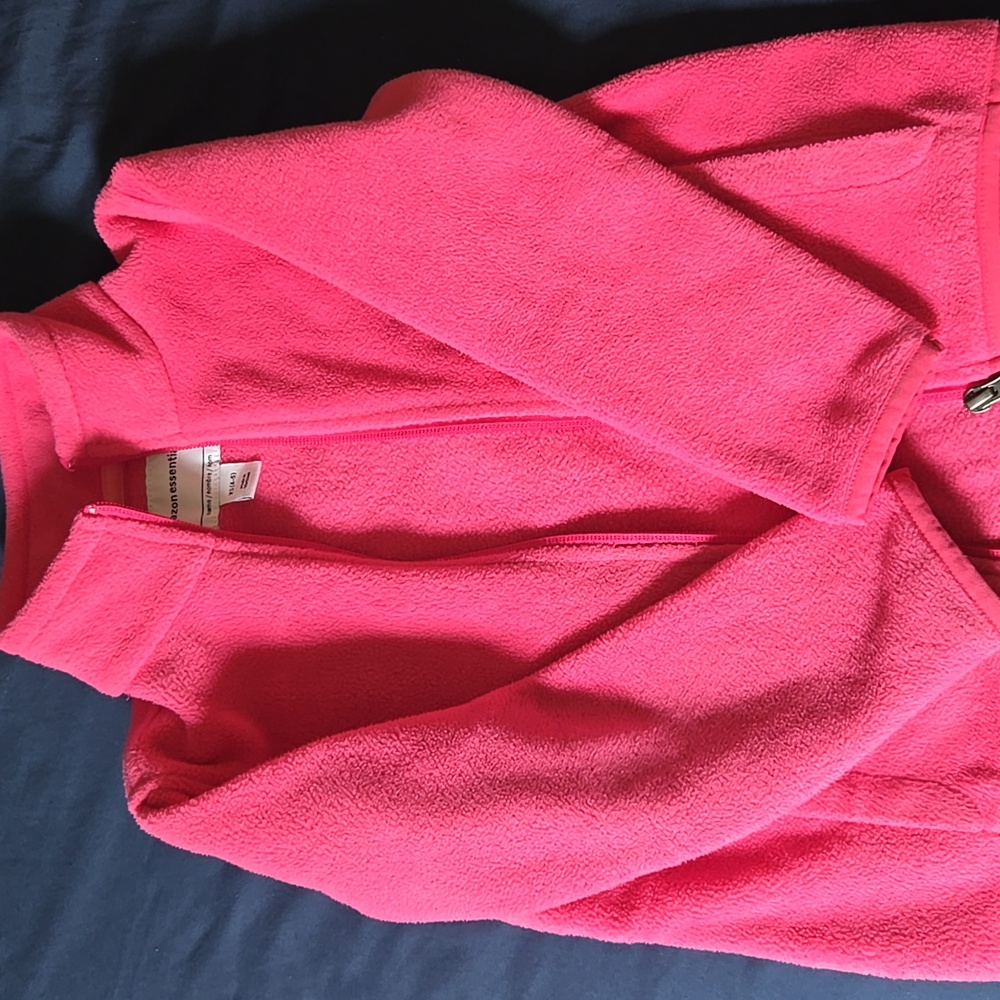 Girl's Pink Fleece Sweater